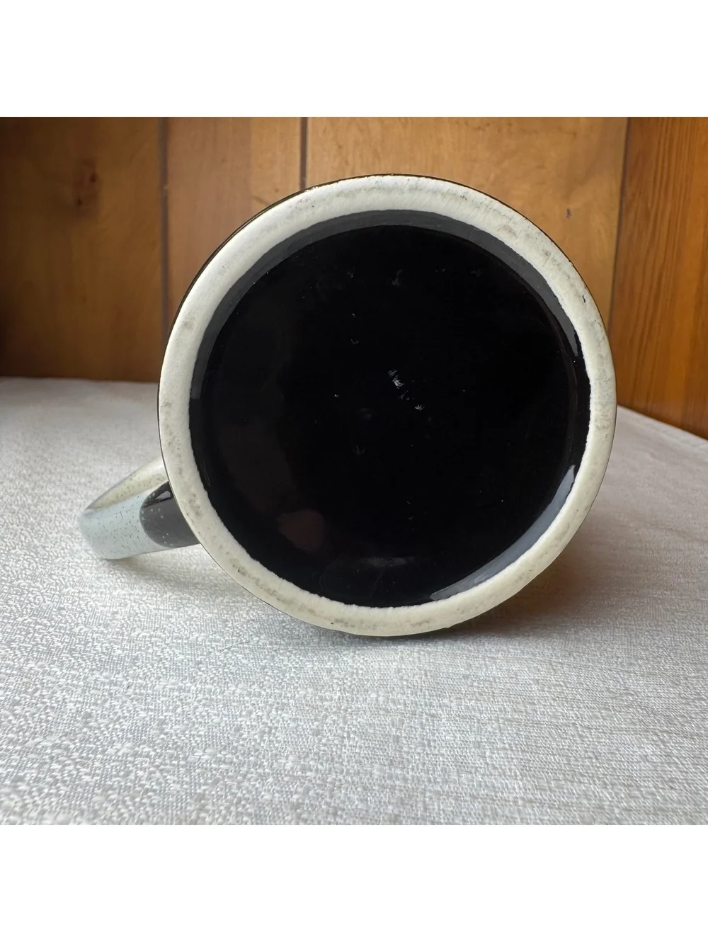 Vintage Alaska Souvenir Mug Mountain Lake Scenic Ceramic Coffee Cup 3.75 Inch